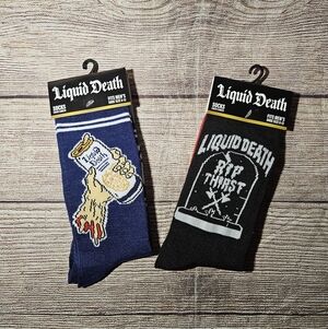 Liquid death crew socks
